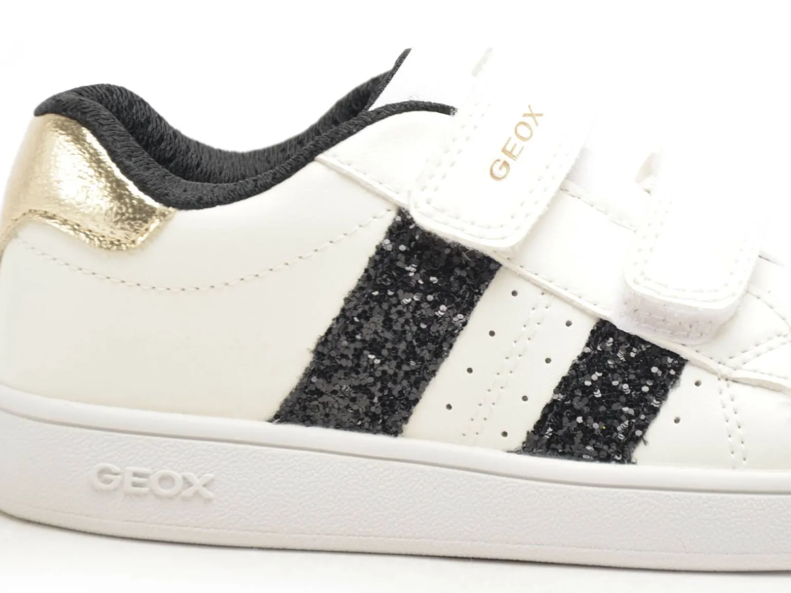 Geox J ECLYPER GIRL J45LRA Blanc Baskets Basses Fille