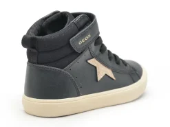 Geox J GISLI GIRL J564NC Noir Baskets Montantes Fille