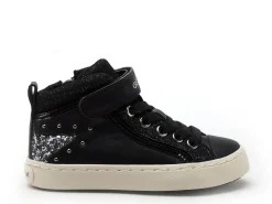 Geox J KALISPERA FILLE J944GM Noir Baskets Montantes Fille