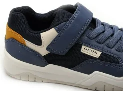 Geox J PERTH GARCON J367RE Bleu Baskets Basses Garçon