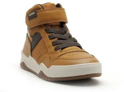 Geox J PERTH GARCON J367RF Marron Baskets Montantes Garçon