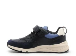 Geox J ROONER BOY J46H0D Bleu Baskets Basses Garçon