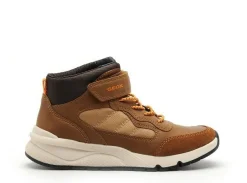 Geox J ROONER BOY J46H0E Marron Baskets Montantes Garçon