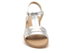 Geox J SANDALE KARLY FILL J6535B Argent Sandales Fille