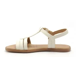 Geox J SANDALE KARLY FILL J6535B Blanc Sandales Fille