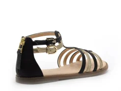 Geox J SANDALE KARLY FILL J7235D Noir Sandales Fille