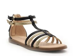Geox J SANDALE KARLY FILL J7235D Noir Sandales Fille