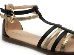 Geox J SANDALE KARLY FILL J7235D Noir Sandales Fille