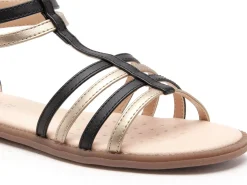 Geox J SANDALE KARLY FILL J7235D Noir Sandales Fille