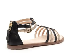 Geox J SANDALE KARLY FILL J7235D Noir Sandales Fille