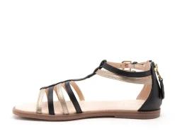 Geox J SANDALE KARLY FILL J7235D Noir Sandales Fille