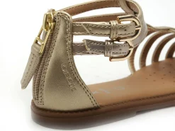 Geox J SANDALE KARLY FILL J7235D Or Sandales Fille