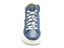 Geox J WEEMBLE BOY J36HAA Bleu Baskets Montantes Garçon