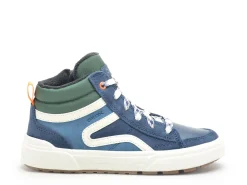Geox J WEEMBLE BOY J36HAA Bleu Baskets Montantes Garçon