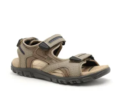 Geox UOMO SANDALE STRADA U8224D Beige Sandales Homme
