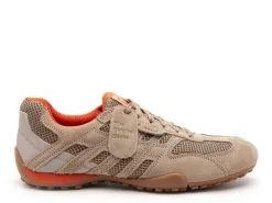 Geox U SNAKE ORIGINAL U55MNA Beige Baskets Basses Homme