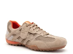 Geox U SNAKE ORIGINAL U55MNA Beige Baskets Basses Homme