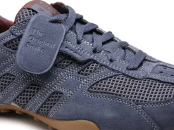 Geox U SNAKE ORIGINAL U55MNA Bleu Baskets Basses Homme