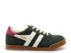 Gola Baskets ELAN CKA538 Vert Baskets Basses Fille