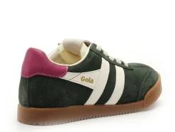 Gola Baskets ELAN CKA538 Vert Baskets Basses Fille