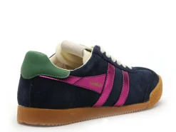 Gola BASKETS ELAN GLITZ CLB490 Bleu Baskets Basses Femme
