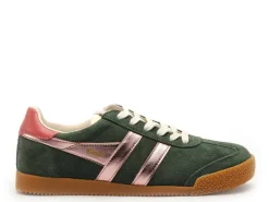 Gola BASKETS ELAN GLITZ CLB490 Vert Baskets Basses Femme