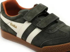 Gola Baskets HARRIER STRAP CKA192 Kaki Baskets Basses Garçon
