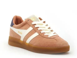 Gola CYCLONE CLB762 Orange Baskets Basses Femme