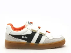 Gola EAGLE STRAP Blanc Baskets Basses Garçon