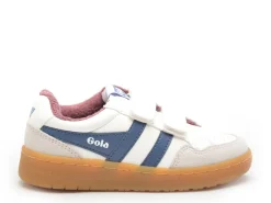 Gola EAGLE STRAP CKA530 Blanc Baskets Basses Garçon