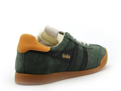 Gola ELAN CMB538 Vert Baskets Basses Homme