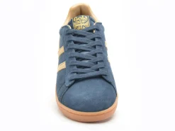 Gola EQUIPE II SUEDE Bleu Baskets Basses Homme