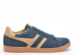 Gola EQUIPE II SUEDE Bleu Baskets Basses Homme