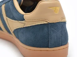 Gola EQUIPE II SUEDE Bleu Baskets Basses Homme