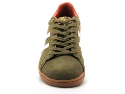 Gola EQUIPE II SUEDE CMB387 Kaki Baskets Basses Homme