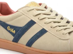 Gola EQUIPE2 SUEDE CMB387 Beige Baskets Basses Homme