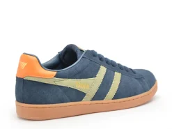 Gola EQUIPE2 SUEDE CMB387 Bleu Baskets Basses Homme