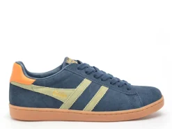 Gola EQUIPE2 SUEDE CMB387 Bleu Baskets Basses Homme