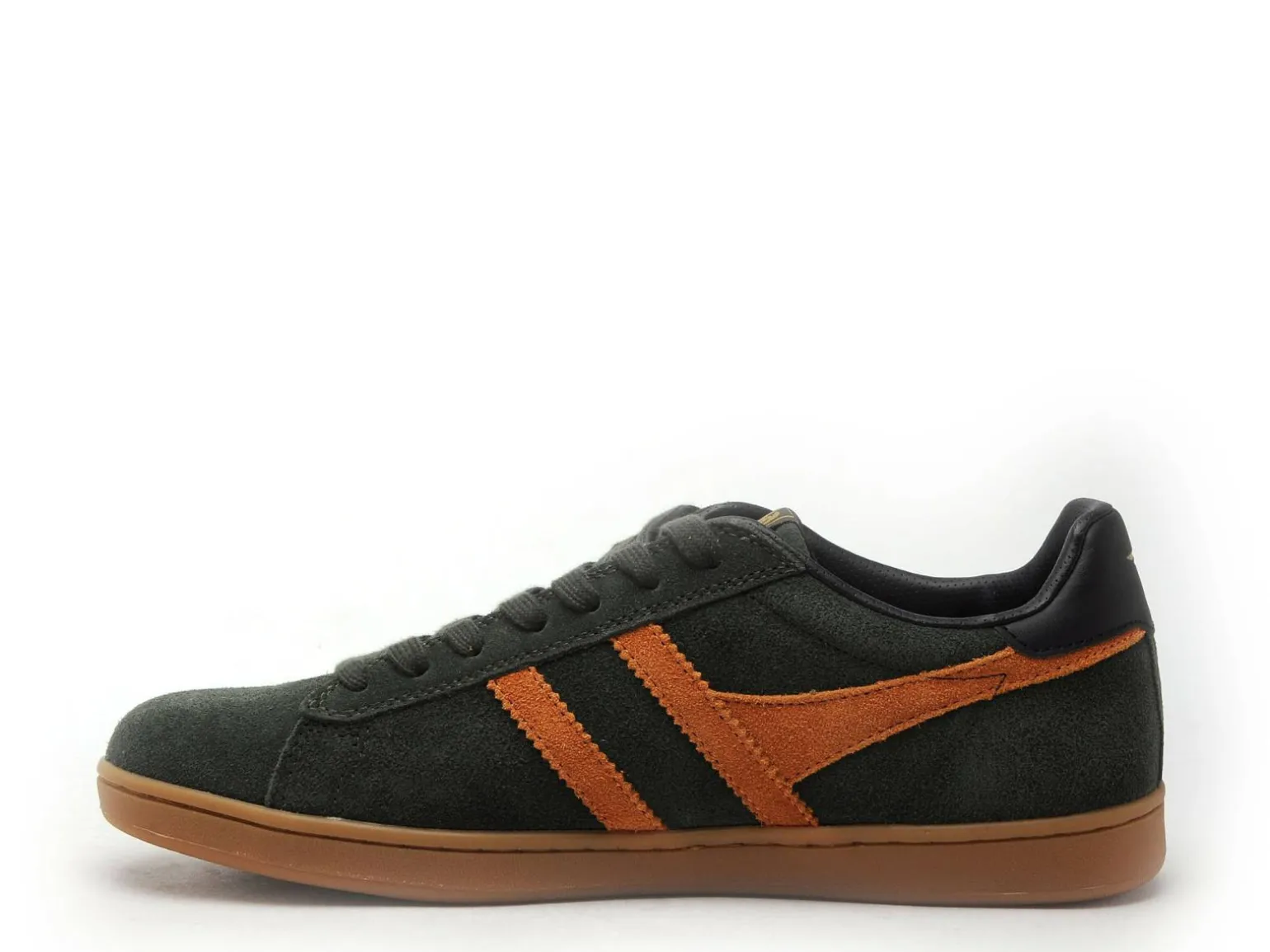 Gola EQUIPE2 SUEDE CMB387 Kaki Baskets Basses Homme