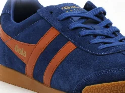 Gola HARRIER CMA192 Bleu Baskets Basses Homme