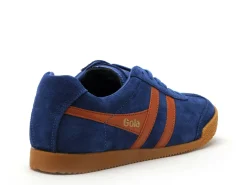 Gola HARRIER CMA192 Bleu Baskets Basses Homme