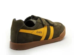 Gola HARRIER STRAP Kaki Baskets Basses Garçon