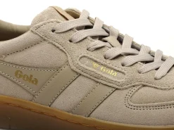 Gola HAWK SUEDE 86 CLB571 Beige Baskets Basses Femme