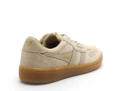 Gola HAWK SUEDE 86 CLB571 Beige Baskets Basses Femme