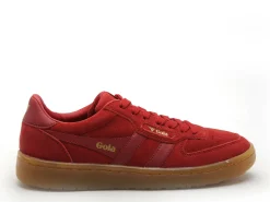 Gola HAWK SUEDE 86 CLB571 Rouge Baskets Basses Femme