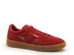Gola HAWK SUEDE 86 CLB571 Rouge Baskets Basses Femme