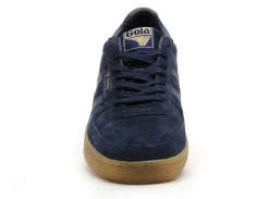 Gola HAWK SUEDE 86 CMB571 Bleu Baskets Basses Homme