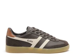 Gola VIPER LEATHER CMB744 Marron Baskets Basses Homme