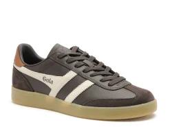 Gola VIPER LEATHER CMB744 Marron Baskets Basses Homme