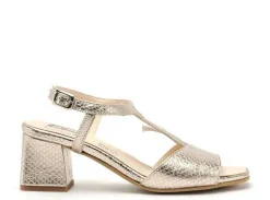 Gr BIFOR Or Sandales à Talons Femme
